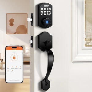 image:imageProbrico Smart Keyless Entry Door Lock Smart Locks for Front Door Keypad Door Lock with Handle Fingerprint Deadbolt with Handle