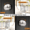 image:imageProbrico Colonial Style Door Knobs Door Locks Dummy Brushed Nickel