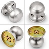 image:imageProbrico Colonial Style Door Knobs Door Locks Dummy Brushed Nickel