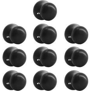 image:imageProbrico Dummy Inactive Door Knobs for ClosetNonTurning Ball Shape Door Handles in Oil Rubbed Bronze Finish10 Pack