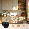 image:imageProbrico 25 Pack Cabinet Knobs in Polish Chrome Solid Dresser Closet Drawer KnobsContemporary Kitchen Handles and PullsBlack
