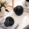 image:imageProbrico 25 Pack Cabinet Knobs in Polish Chrome Solid Dresser Closet Drawer KnobsContemporary Kitchen Handles and PullsBlack