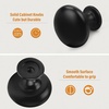 image:imageProbrico 25 Pack Cabinet Knobs in Polish Chrome Solid Dresser Closet Drawer KnobsContemporary Kitchen Handles and PullsBlack