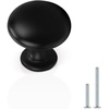 image:imageProbrico 25 Pack Cabinet Knobs in Polish Chrome Solid Dresser Closet Drawer KnobsContemporary Kitchen Handles and PullsBlack