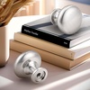 image:imageProbrico 25 Pack Cabinet Knobs in Polish Chrome Solid Dresser Closet Drawer KnobsContemporary Kitchen Handles and PullsBrushed Nickel