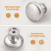 image:imageProbrico 25 Pack Cabinet Knobs in Polish Chrome Solid Dresser Closet Drawer KnobsContemporary Kitchen Handles and PullsBrushed Nickel