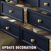 image:imageProbrico 25 Pack Cabinet Knobs in Polish Chrome Solid Dresser Closet Drawer KnobsContemporary Kitchen Handles and PullsGold