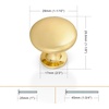 image:imageProbrico 25 Pack Cabinet Knobs in Polish Chrome Solid Dresser Closet Drawer KnobsContemporary Kitchen Handles and PullsGold