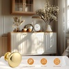 image:imageProbrico 25 Pack Cabinet Knobs in Polish Chrome Solid Dresser Closet Drawer KnobsContemporary Kitchen Handles and PullsGold