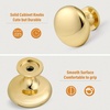 image:imageProbrico 25 Pack Cabinet Knobs in Polish Chrome Solid Dresser Closet Drawer KnobsContemporary Kitchen Handles and PullsGold