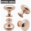 image:imageProbrico 25 Pack Cabinet Knobs in Polish Chrome Solid Dresser Closet Drawer KnobsContemporary Kitchen Handles and PullsRose Gold