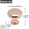 image:imageProbrico 25 Pack Cabinet Knobs in Polish Chrome Solid Dresser Closet Drawer KnobsContemporary Kitchen Handles and PullsRose Gold